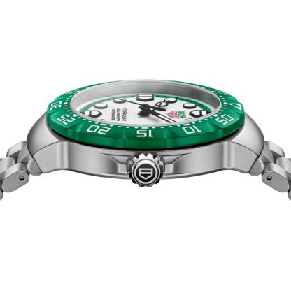 TAG Heuer Formula 1 Solargraph Limited Edition 38mm Mens Watch Green WBY1113.BA0042 - Image 4