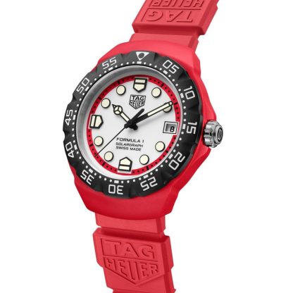 TAG Heuer Formula 1 Solargraph Limited Edition 38mm Mens Watch Red WBY1161.FT8086 - Image 2