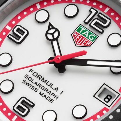 TAG Heuer Formula 1 Solargraph Limited Edition 38mm Mens Watch White WBY111A.FT8106 - Image 3