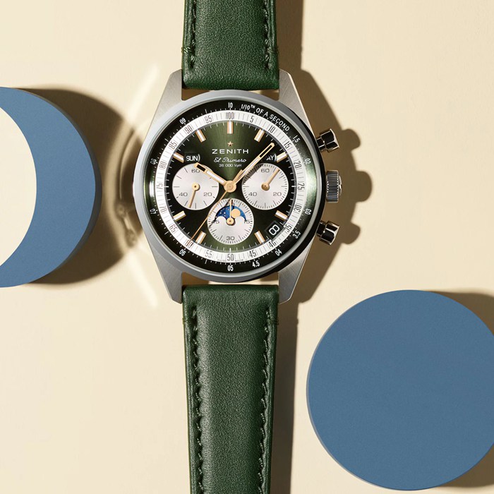 Zenith Chronomaster Original 38mm Boutique Edition Mens Watch Green 03.3400.3610/40.C912 - Image 2