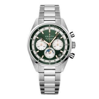 Zenith Chronomaster Original Steel 38mm Boutique Edition Mens Watch Green 03.3400.3610/40.M3200