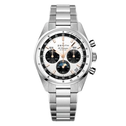 Zenith Chronomaster Original Steel 38mm Mens Watch Silver 03.3400.3610/38.M3200