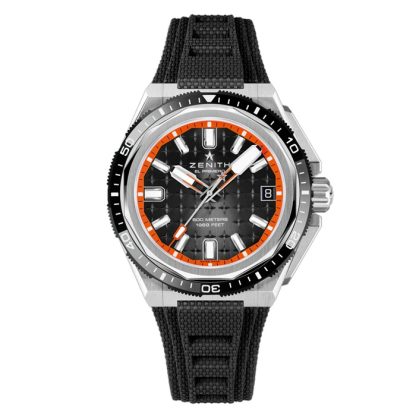 Zenith Defy Extreme Diver 42.5mm Mens Watch Black Interchangeable Strap 95.9600.3620/21.I300 - Image 2