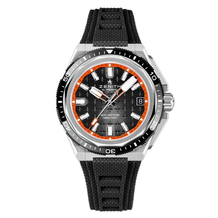 Zenith Defy Extreme Diver 42.5mm Mens Watch Black Interchangeable Strap 95.9600.3620/21.I300 - Image 2