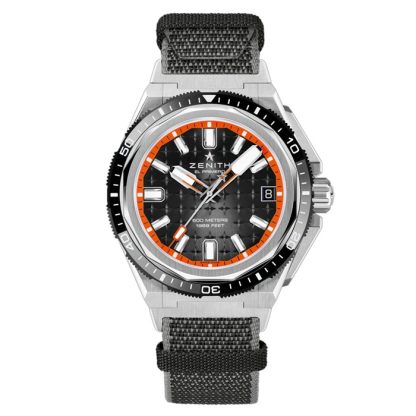Zenith Defy Extreme Diver 42.5mm Mens Watch Black Interchangeable Strap 95.9600.3620/21.I300 - Image 3