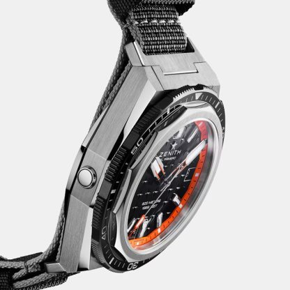 Zenith Defy Extreme Diver 42.5mm Mens Watch Black Interchangeable Strap 95.9600.3620/21.I300 - Image 4