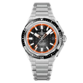 Zenith Defy Extreme Diver 42.5mm Mens Watch Black Interchangeable Strap 95.9600.3620/21.I300