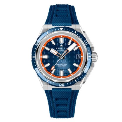 Zenith Defy Extreme Diver 42.5mm Mens Watch Blue Interchangeable Strap 95.9601.3620/51.I301 - Image 2