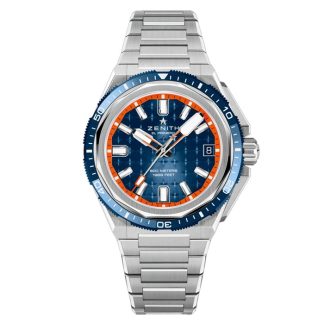 Zenith Defy Extreme Diver 42.5mm Mens Watch Blue Interchangeable Strap 95.9601.3620/51.I301