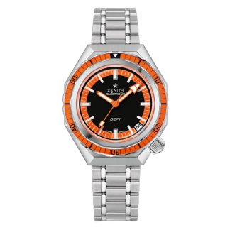 Zenith Defy Revival 37mm Mens Watch Black 03.A3648.670/21.M3648
