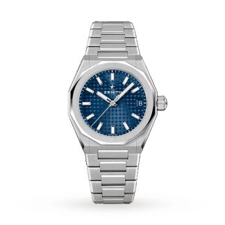 Zenith Defy Skyline 36mm Steel Automatic Watch Blue 03.9400.670/51.I001