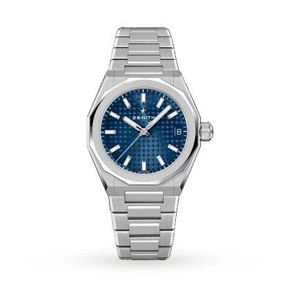 Zenith Defy Skyline 36mm Steel Automatic Watch Blue 03.9400.670/51.I001