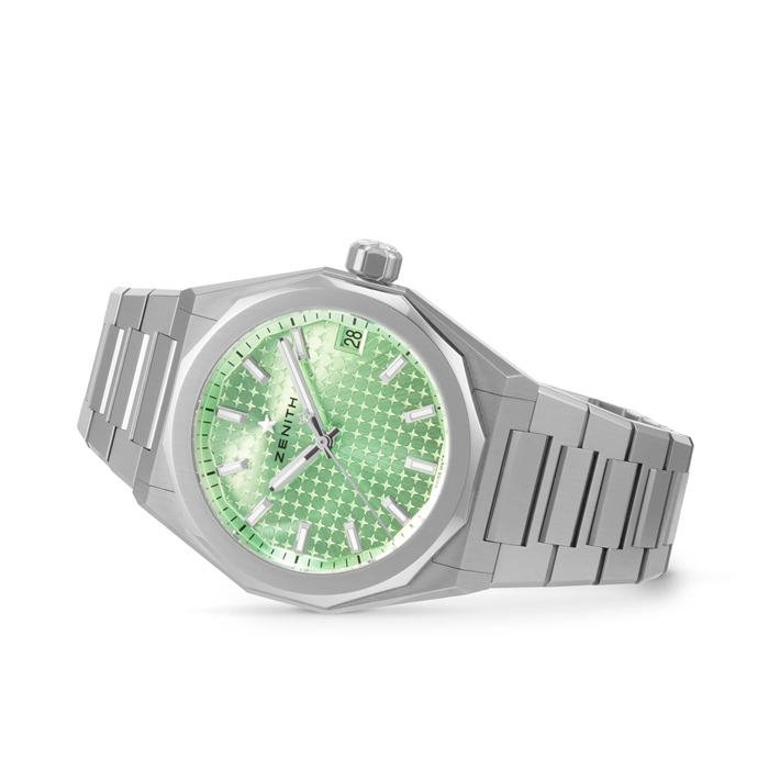 Zenith Defy Skyline 36mm Steel Automatic Watch Green 03.9400.670/61.I001 - Image 2