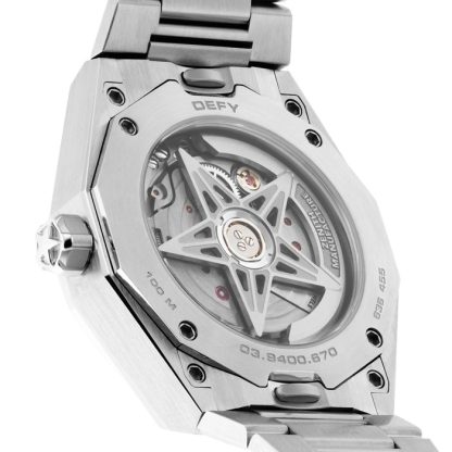 Zenith Defy Skyline 36mm Steel Automatic Watch Green 03.9400.670/61.I001 - Image 3
