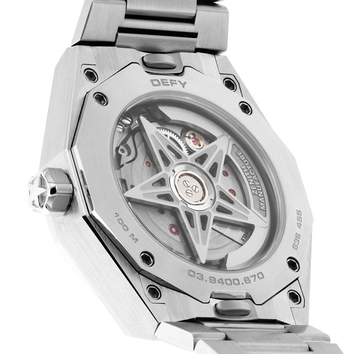 Zenith Defy Skyline 36mm Steel Automatic Watch Green 03.9400.670/61.I001 - Image 3