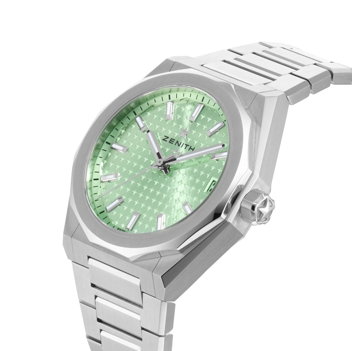 Zenith Defy Skyline 36mm Steel Automatic Watch Green 03.9400.670/61.I001 - Image 5