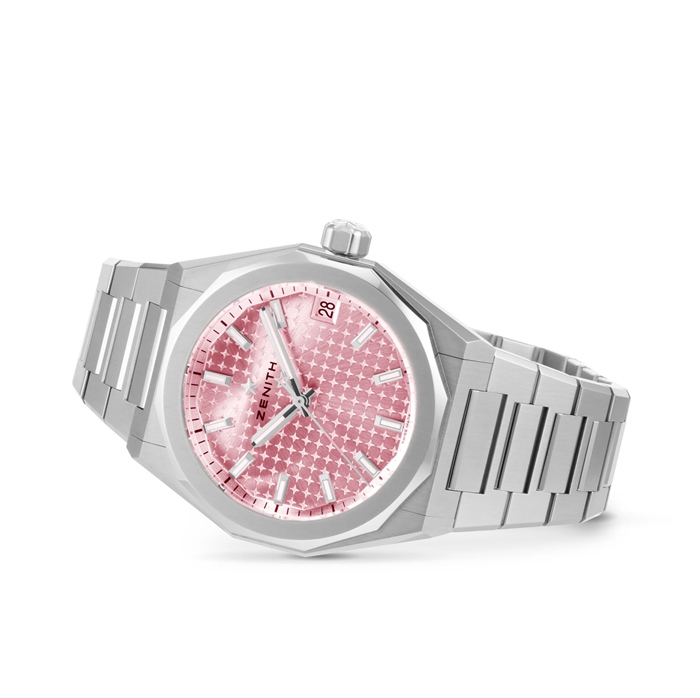 Zenith Defy Skyline 36mm Steel Automatic Watch Pink 03.9400.670/18.I001 - Image 2
