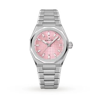 Zenith Defy Skyline 36mm Steel Automatic Watch Pink 03.9400.670/18.I001