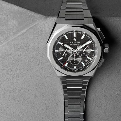Zenith Defy Skyline Chronograph 42mm Mens Watch Black Interchangeable Strap 03.9500.3600/21.I001 - Image 2