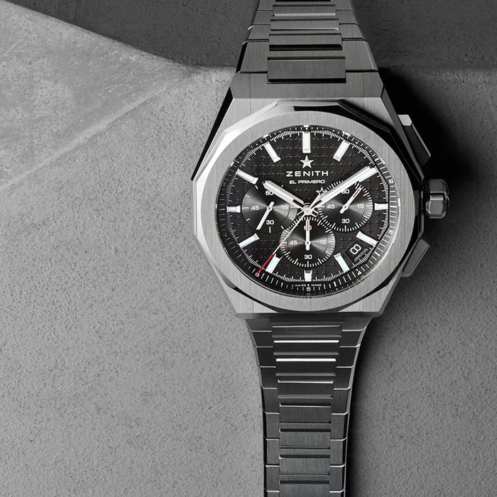 Zenith Defy Skyline Chronograph 42mm Mens Watch Black Interchangeable Strap 03.9500.3600/21.I001 - Image 2