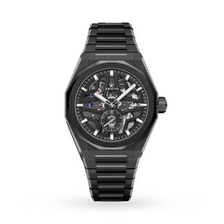 Zenith Defy Skyline Skeleton 41mm Mens Watch Black 49.9300.3620/78.I001